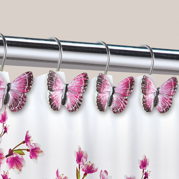 Winston Brands Butterfly Shower Curtain Hooks Wayfair
